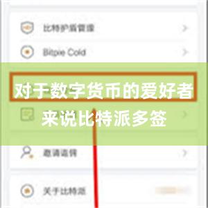 对于数字货币的爱好者来说比特派多签