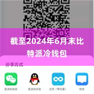 截至2024年6月末比特派冷钱包